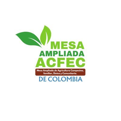 MesaACFEC's profile picture. Es un espacio de articulación de organizaciones sociales, campesinas y étnicas, nace del acuerdo entre la RENAF  y el MADR