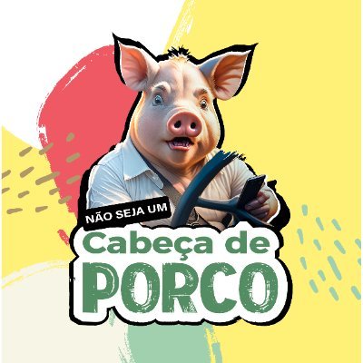 📵 Celular ao volante é coisa de cabeça de porco.
🐷 Tião, o porquinho, está aqui pra lembrar: atenção no trânsito salva vidas.
#NãoSejaUmCabeçadeporco