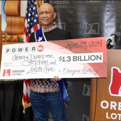 cheng_saeph's profile picture. Cheng  Saephan, Winner of $1.3Billion. from the Powerball lottery. DM. to claim a cash prize of $60,000.