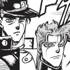 🍈 - posts noriaki kakyoin & jotaro kujo daily, not run by a bot
💫 - official media only; fanworks rted, submissions open
♡ -- run by @makiswirl