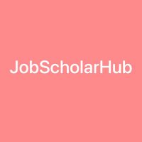 JobScholarHub (@jobscholarhub) 's Twitter Profile Photo JobScholarHub (@jobscholarhub) 's Twitter Profile Photo