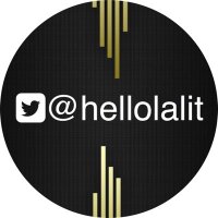 ᴸᴬᴸᴵᵀ ᶜᴴᴼᴿᴬᴿᴵᴬ ☻︎ (@hellolalit) 's Twitter Profile Photo
