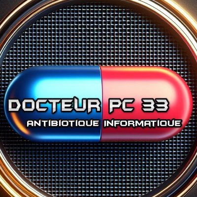 DocteurPc33's profile picture. Votre Partenaire Informatique Sur La Région Bordelaise, Depuis 12 ans à Votre Écoute et à Votre Service. Où Docteur Pc 33® Passe Problèmes et Virus Trépassent !