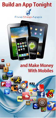 Five Step Apps is here to help small businesses AND Individuals to build their very own Mobile Applications.
