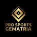 Pro Sports Gematria (@psgematria) Twitter profile photo Pro Sports Gematria (@psgematria) Twitter profile photo