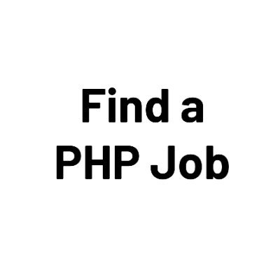 The largest dedicated job board for PHP openings around the world.