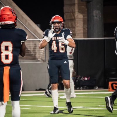 6’1 195 lbs Bridgeland high school- 16/6a -new comer of the year sophomore season -First team all district sophomore junior and senior year