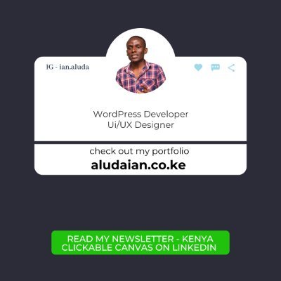 ian_aludakenya's profile picture. Creative