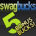 Search and Win with Swag Bucks! Register for a new account with promo code 'shop' for 5 bonus Swag Bucks.