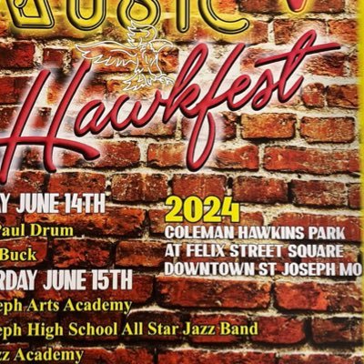 The Coleman Hawkins Jazz Society of St. Joseph, MO  brings a free jazz and blues festival annually to Coleman Hawkins Park.