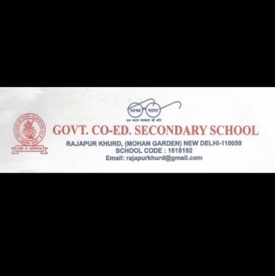 GCOEDSS1618192's profile picture. The official X handle of Govt. Co-Ed. Sec. School Rajapur Khurd, Mohan Garden New Delhi-110059