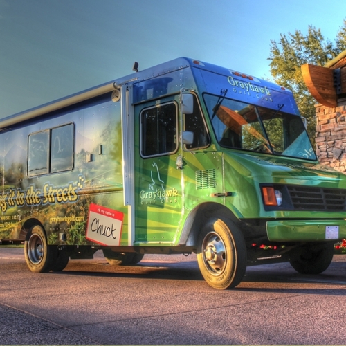GHChuck's profile picture. My name is Chuck...Grayhawk Golf Club's Food Truck. I enjoy big crowds, loud music and great food. Follow me for our daily location and specials. Thanks!