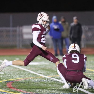 5’11| 155lbs| Caravel Academy, Newark, DE| 2027 | Kicker| 4.2 GPA