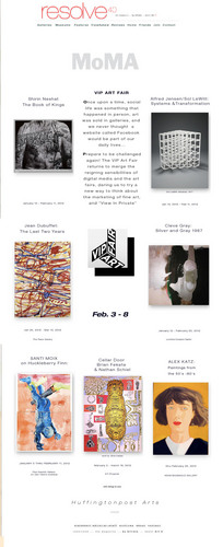 resolve40's profile picture. The Art World from the inside out since 2005 - Resolve40, by Artists, about Art.....
edited by artists & HuffPo Arts bloggers Mark Wiener & Linda DiGusta.