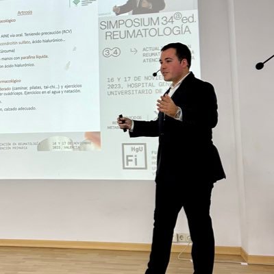 Pablomc1996's profile picture. Rheumatology resident at HU General Valencia | PhD student at @ucv_svm | MD at @ucv_svm | Reumatología Hospital General Universitario de Valencia (España)