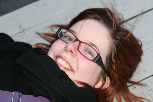 female, student.
Lives on her own since 2008
Loves to sing and dance & loves writing poems.
I'm wearing glasses & I have 1 female cat