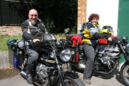 Two keen motorcyclists who married in the summer of 2010 and then left on the world's longest honeymoon, round the world on motorbikes. Or that was the plan...
