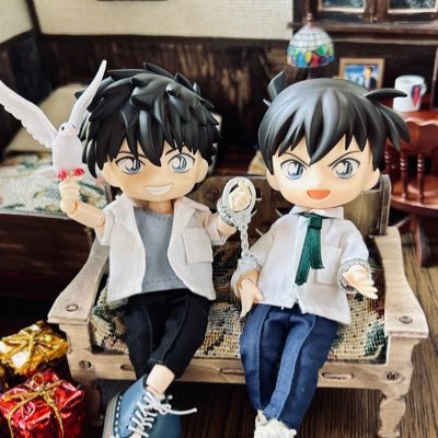 DC垢。名探偵コナン、まじっく快斗の快新、K新、Kスペ、Kコ、萩松、赤安は全て左右固定。快新オビツろいどと愛犬ぱぴこ(創作)と時々秀零くんと志保ちゃんの暮らしを盗撮しまくりの日々。ぬいとテデも♡とっくに成人済。ドールハウスなど作ります。萩松@_akkinproヒプマイ@maboroid