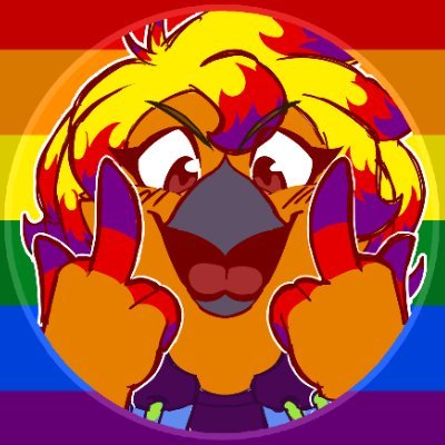 memes, cute art, cute birds, and being gay. what more could you want from me? He/She/They