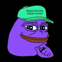 Purple Pepe (@purplepepesol) Twitter profile photo