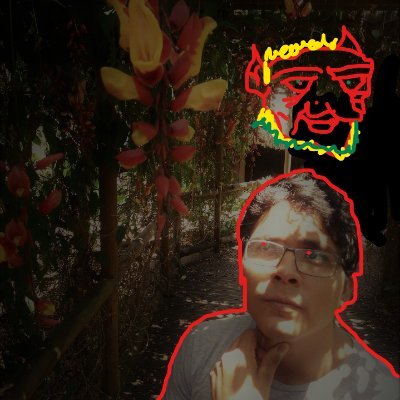 Maleante empapelado sin vicio, sin cartón. Borrachero de monte que protege el sueño del loco, sinfonía de grillos. Etereo pensamiento al pie de los guaduales.