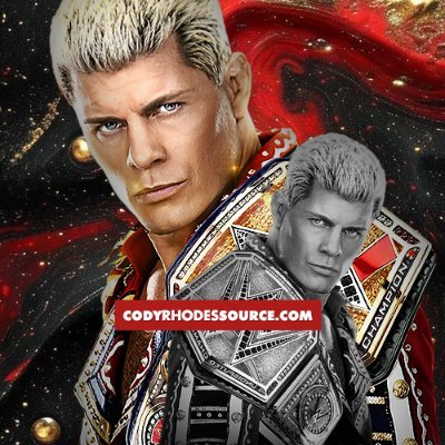 We're Your Top & Currently Only Fansite For Wrestling Superstar Cody Rhodes However we ARE NOT Him you can follow him here @CodyRhodes