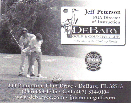 Successful PGA Golf Instruction