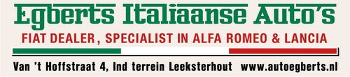 AutoEgbertsLeek's profile picture. Dealer van Fiat, specialist in Alfa-Romeo & Lancia. Verkoop en onderhoud Italiaanse auto's.