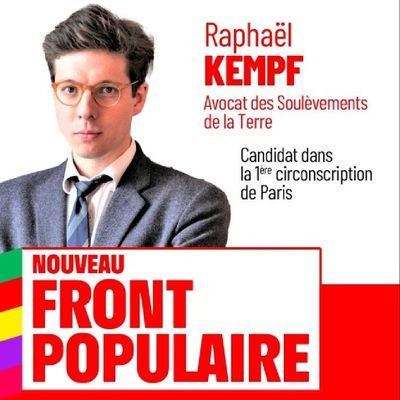 Compte du Nouveau Front Populaire pour la #circo7501 • 1er, 2ème, 8ème et 9ème arrondissements •
Avec Raphaël KEMPF et
Jennifer CAMBLA