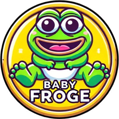 realbabyfroge's profile picture. 🐸 Contract: 0x08a7E265eF57e2E241E3F018e29d444665b7d088
🔥 #BABYFROGE BURNED: 0.01% (40,286,263)
🐳 Max buy: 1% (4,200,000,000)
📈 Trade tax: 3%
💙 On @base