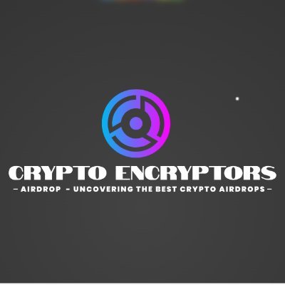 CEncryptors's profile picture. 🐋 CryptoEncryptors - Secure & Prosper
🪂 Airdrop  - Uncovering the best crypto airdrop
#crypto  #bitcoin  #blockchain  #ethereum #altcoins #cryptocurrency