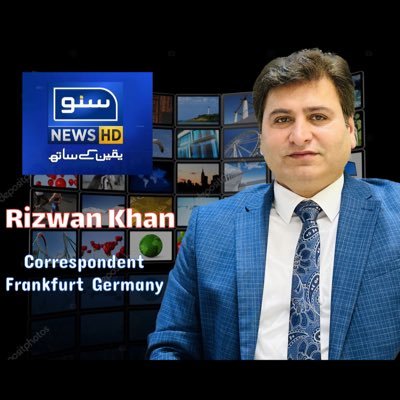Rizwankhannews's profile picture. Secretary Information IAPJ Germany (Intl. Association of Pakistani Journalists) Suno News Hd, Discover Pakistan, Kashmir News Hd. Indus News. Nawai jang London.