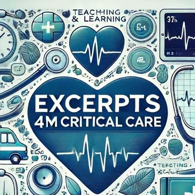 👨⚕️Anesthesiologist/Intensivist/Critical Care Physician⚕️
WE LEARN BY TEACHING
CRITICAL CARE MEDICINE/EMERGENCY MEDICINE/PATHOPHYSIOLOGY