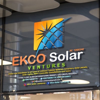 Solar Energy Vendor. Dealer for all kinds of solar energy inventories. (WhatsApp: +2349070808779) (Email: ekcosolarventures@gmail.com)