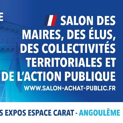 #MairesAngoulême - Salon des #Maires #élus et des #Collectivités Territoriales 🗓 11 juin 2025 📍Angoulême, Espace Carat #Territoires #AchatPublic #Communes