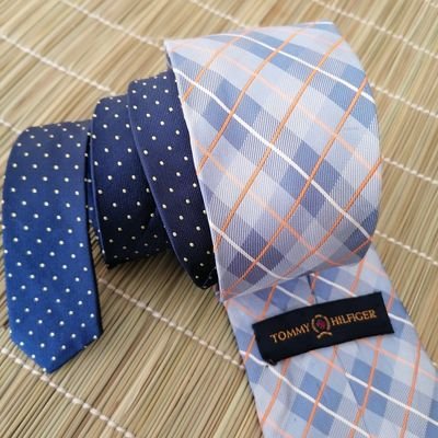 Preloved designer ties, preloved designer shoes, and clothes
