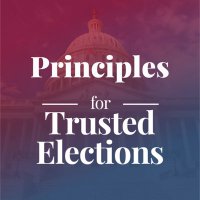 Principles for Trusted Elections (@trustedelection) 's Twitter Profile Photo Principles for Trusted Elections (@trustedelection) 's Twitter Profile Photo