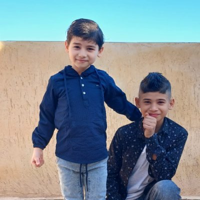 Palestinian
Zain and Muhammad from Rafah.
We hope to regain our lives and start over to achieve our dreams.
you can Donate or Share
https://t.co/UZFE4hE3qi