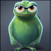 Angry Baby Pepe (ABP). He's had a taste of the real world and wants more. He will grab it any way he can.
You can find him on Solana. Ticker ABP