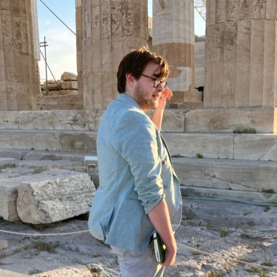 Project Curator at the British Museum. In a parasocial relationship with a 2500 year old Athenian (Onesimos). Usually found in an archive/museum store