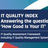 itQualityIndex's profile picture. IT Quality assessment and bechmarking method, IT QMS, trainings and certifications. IT Quality Index body of knowledge: ISBN 9798543925812