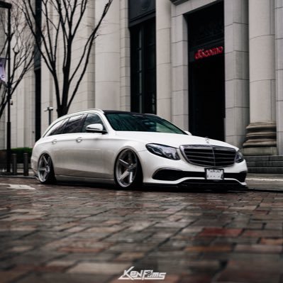 yamanasi 00’ zn6 AIMGAIN brown widebody → Mercedes-Benz w213 E400 stationwagon