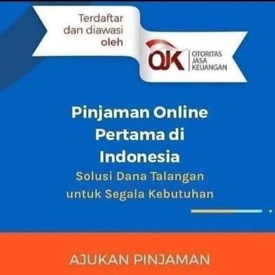 PINJAMAN ONLINE
MUDAH & CEPAT CAIR
▶Butuh Dana Berapa
▶Pinjaman 5jt-500Jt
▶Angsuran 6Bln-5Thn
▶Bunga Ringan
▶Proses Cepat
▶Tanpa Agunan
▶💯%Amanah & Terpercaya