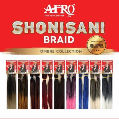 Award Winning, Premium, Pre-stretched, Hot water fibre. Soft, Light hair with a multi colour range | Delivery Nationwide! #ShonisaniBraidGang | Made in SA 🇿🇦