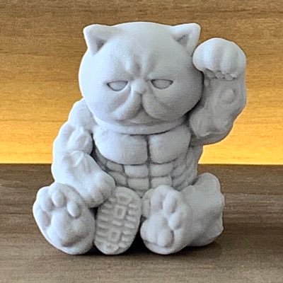 石膏3Dプリンターで生み出す、おもしろ雑貨やオシャレ雑貨。石膏像の温かみと手に馴染む感触。あなたに少しだけ幸せが訪れますように。