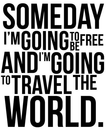 ✈ Me quiero ir de viaje. Todo el tiempo. Y todo viaje de mil millas empieza con un primer paso. :)