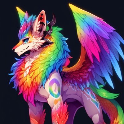 ~Wølfæsïn~ AKA Sïn ~ Rainbow Wolf Dragon ~ 🔞18+ NSFW Account🔞~