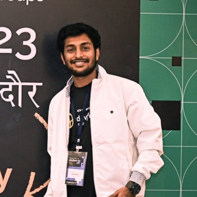 manasjain06's profile picture. GDSC LEAD @gdsc_iet | Sophomore @IET-DAVV | @GDG indore  core team member | community enthusiasts | Entrepreneur | slowly but surely... building a dream.