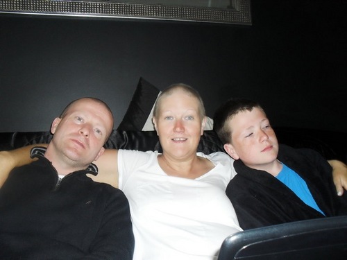 Was diagnosed with breast cancer on the 9/9/09. Have been married for 1 year and we have a 14 year old son Antony