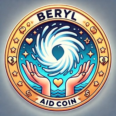 berylaidcoin's profile picture. BerylAidCoin is a compassionate and impactful token designed to support those affected by Hurricane Beryl.